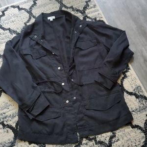 Black utility jacket